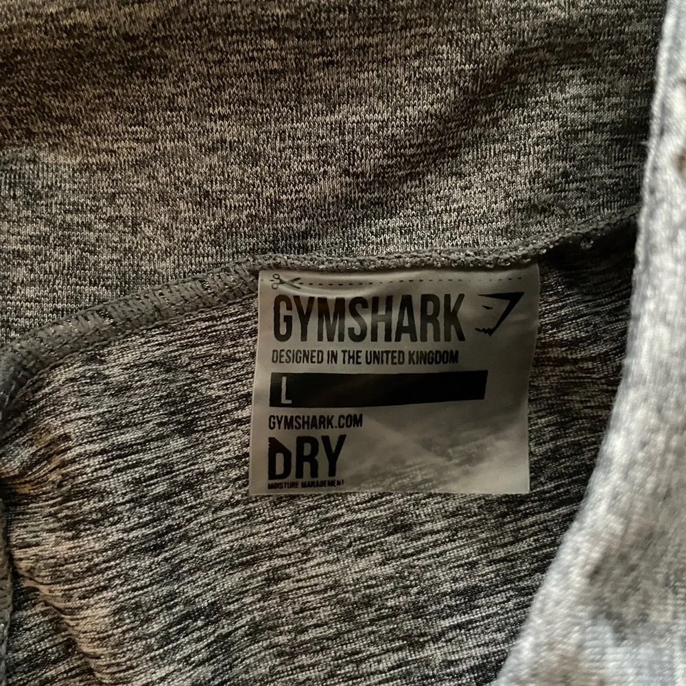 Gymshark Grey Mesh Back Leggings Size Large - Picture 8 of 9